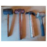 Rubber mallets, Truper 4# sledge hammer, hammer