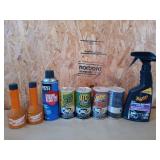 Fuel injector cleaner, starting fluid, auto