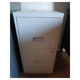 Two drawer metal filing cabinet 29x15x18