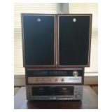 Masterwork AM FM multiplex stereo with speakers,
