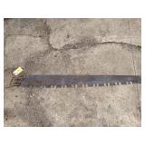 Antique 56" hand saw