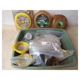 String trimmer line, funnels