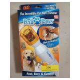 Pedi Paws pet nail trimmer as seen on TV