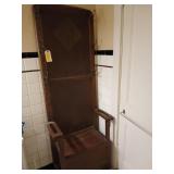 Oak Hall tree, 71x24x13 in