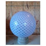 13" glass garden globe