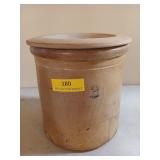 No. 2 crock w/ lid