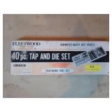 Fleetwood 40 Pc tap and die set