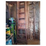8 ft wooden ladder