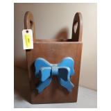 Wooden umbrella bin 23 x 11 x 10.5