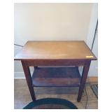 Wooden microwave stand, 30x30x18 in