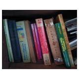 2 shelves of asst books: automotive,