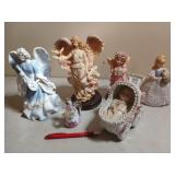 Asst angel figurines, collectibles