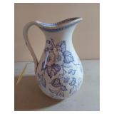Lovely ceramic pitcher 12"