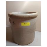 No. 6 crock, has many wear cracks