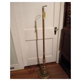 Lovely floor lamp 50" w/ stone on base