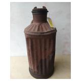 Metal milk can the Davis welding and