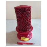 Candle on stand 10.5x6