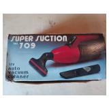 Super suction No. 709 Auto vacuum cleaner, works