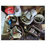 Galleria buckets of assorted Hardware, antique