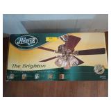 42" Hunter bright brass finish ceiling fan with