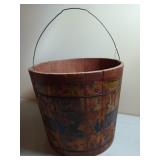 Lone Star mixed candy wooden bucket 12 x 13.5