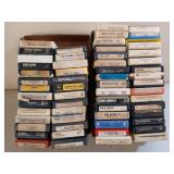 58 asst 8-track tapes