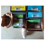Asst roofing nails, fencing staples, string line
