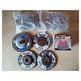 4.5" flat disc, grinding discs, 3" wire cut