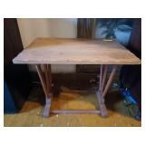 Wooden side table 20x24x16