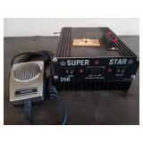 Astatic CB mic, Superstar 250 linear amplifier,