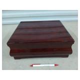 Wooden jewelry box 5x12x10