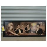 Framed wall art 14 x 38