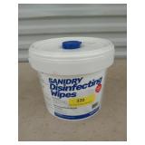 Bucket of disinfecting wipes 300 count