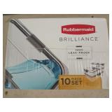 Rubbermaid brilliance 10-piece food storage set,