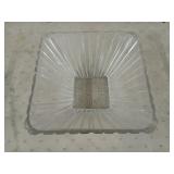 11" square glass bowl