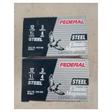 50 rounds 12 ga 3" 1 1/4 oz 4 shot shells