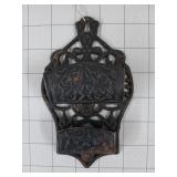 Cast iron match holder 6 x 3.75