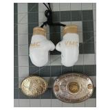 1973 Texas State trap shoot belt buckle, small