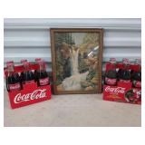 Coca-Cola six pack 1996 Christmas, waterfall