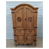 Pine media cabinet 69.5 x 25 x 40