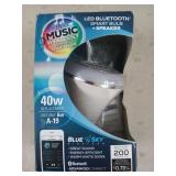 LED bluetooth smart bulb plus speaker, new