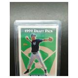 1993 Topps Derek Jeter 1992 draft pick baseball