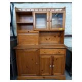 Pine 2 Pc kitchen cabinet 76x48.5x20