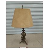 Brass lamp 24" 2 bulb