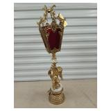 Lovely cherub lamp 30"