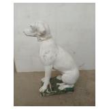 Concrete dog statue 28 x 21 x 10