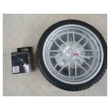 Car tire clock 10.5", high power zoom headlamp