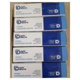 5 boxes nitrile disposable gloves size M
