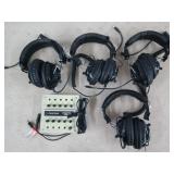 4 Nimax headsets, Califone plug in port
