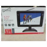 10-in portable LCD TV, works